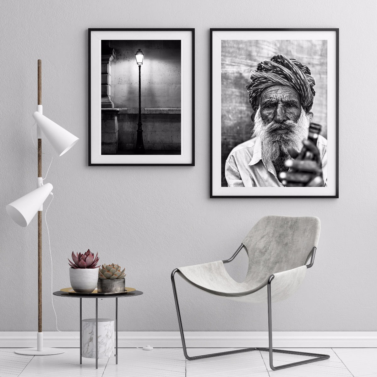 Indisk mand portræt plakat