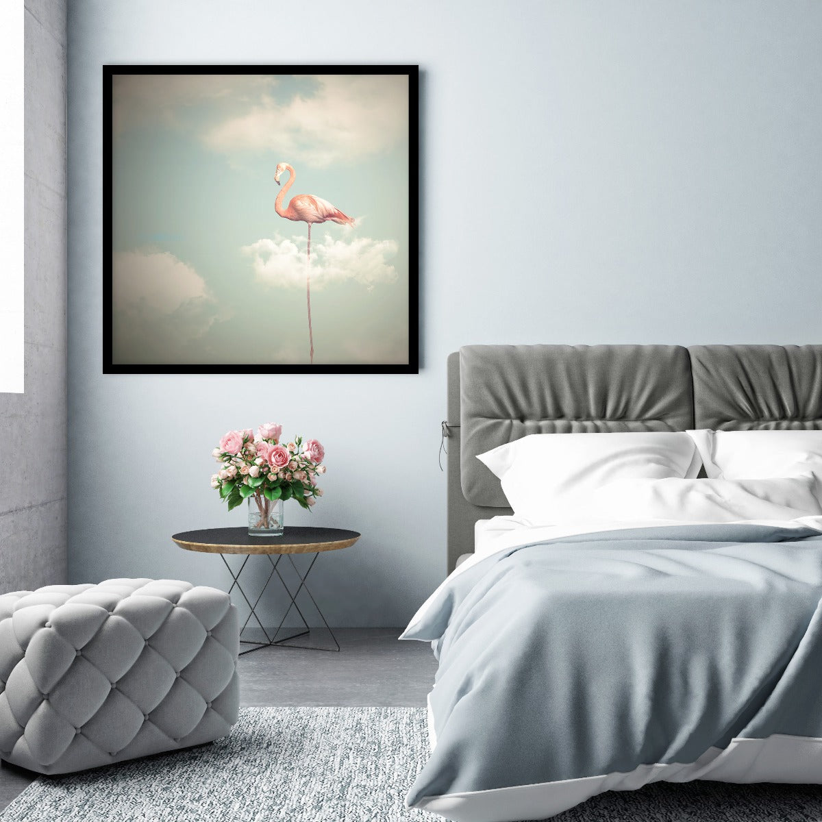 Flamingo Illustration plakat