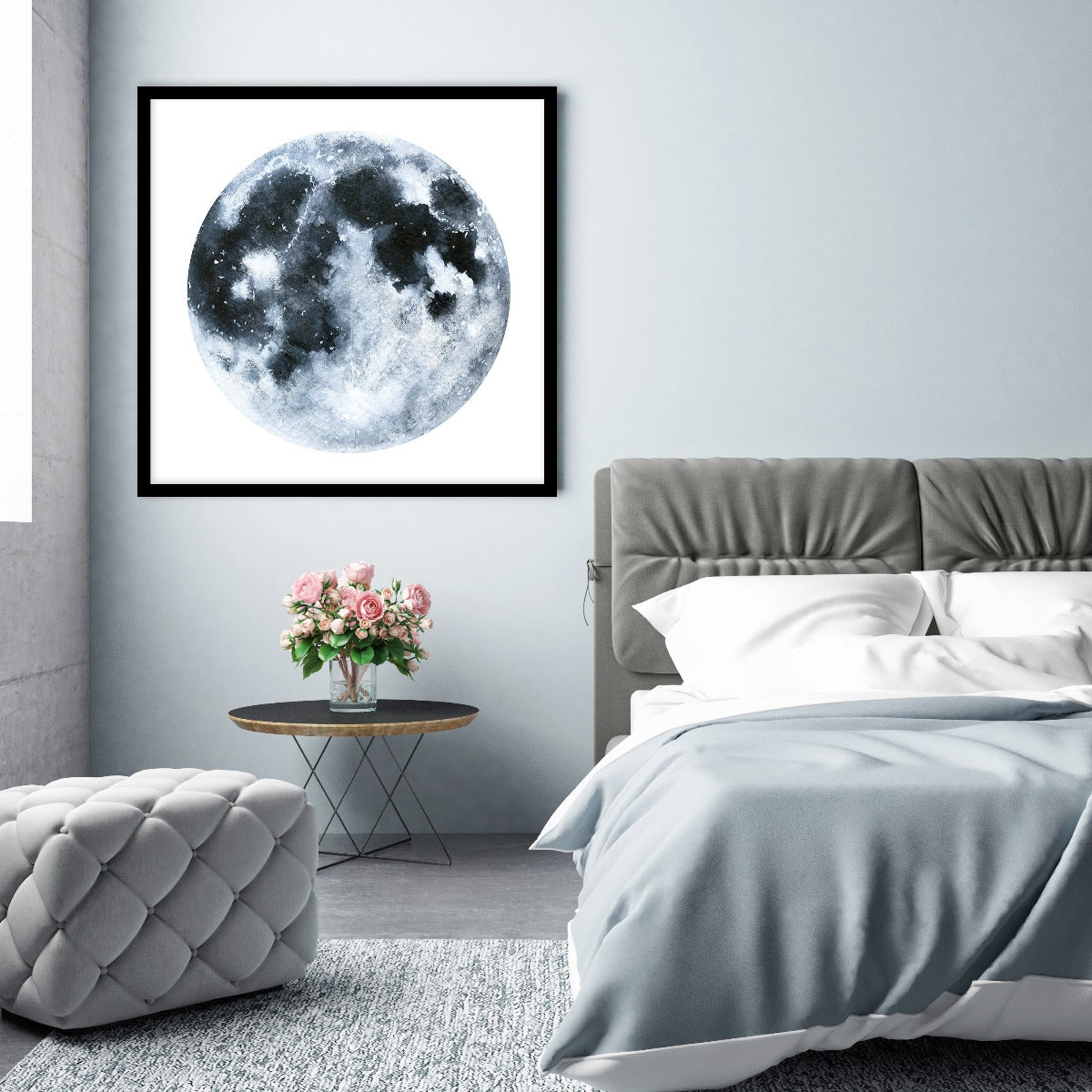 Moon Illustration plakat