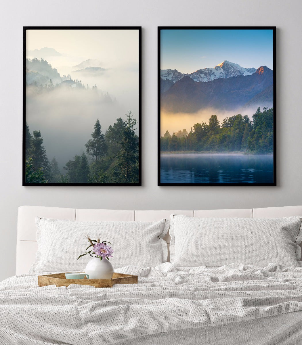 plakat Morgentåge i skoven