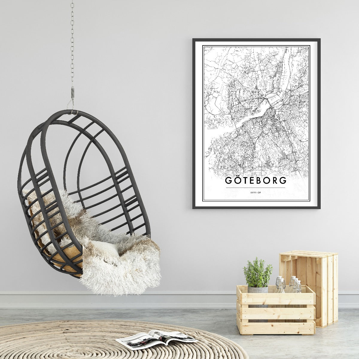 Gøteborg kort plakater