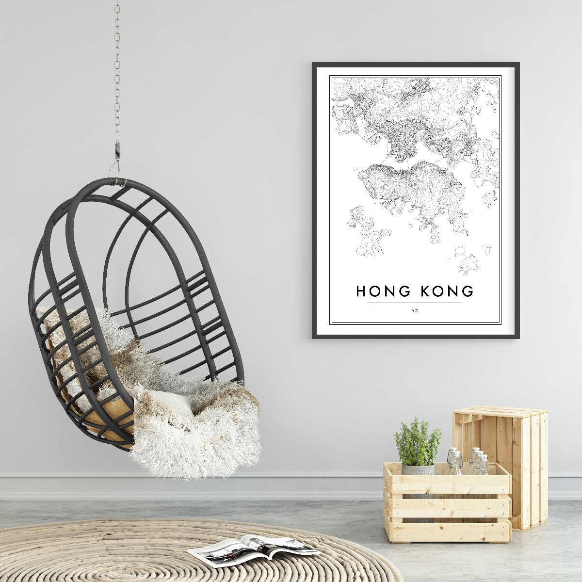 Hong Kong kartplakat