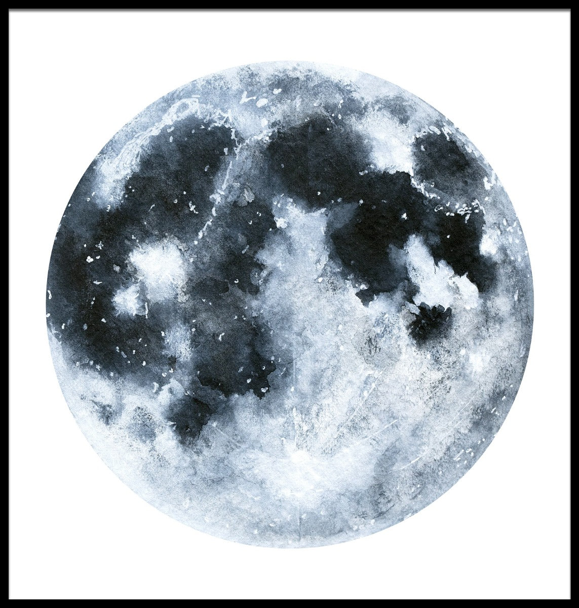 Moon Illustration plakat