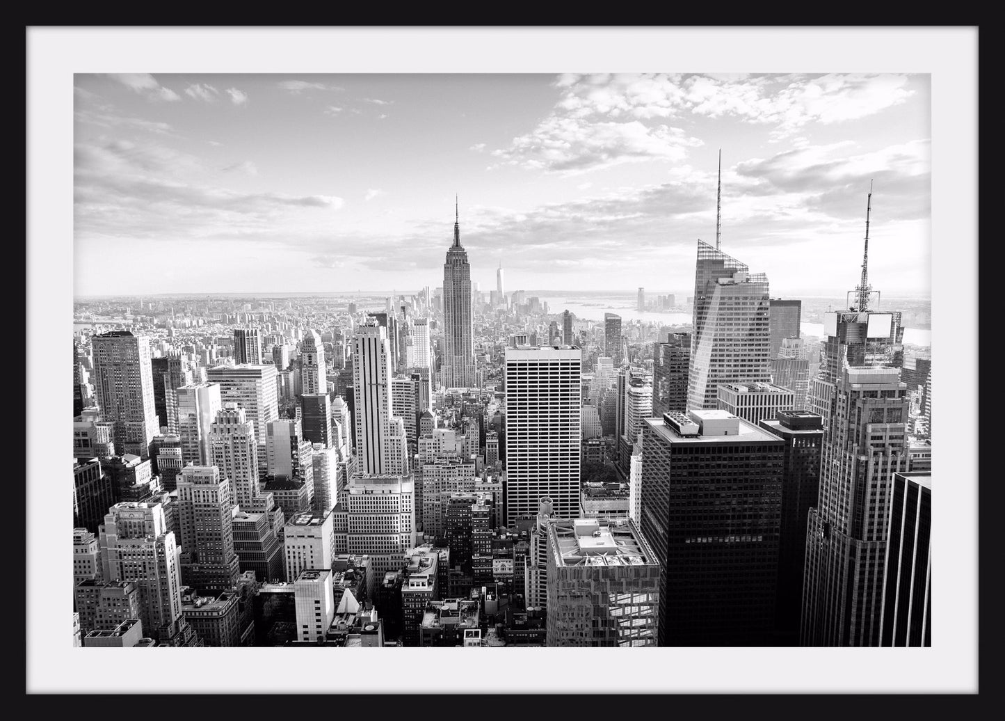 New York Skyline lodret plakat