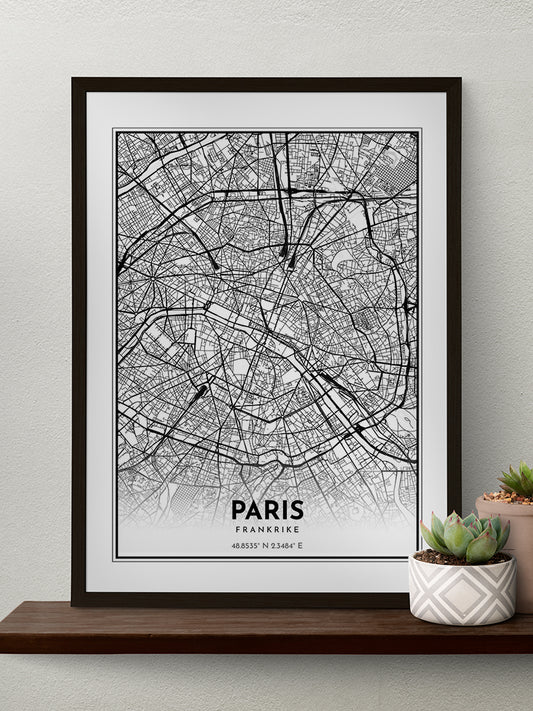 Paris Kartposter