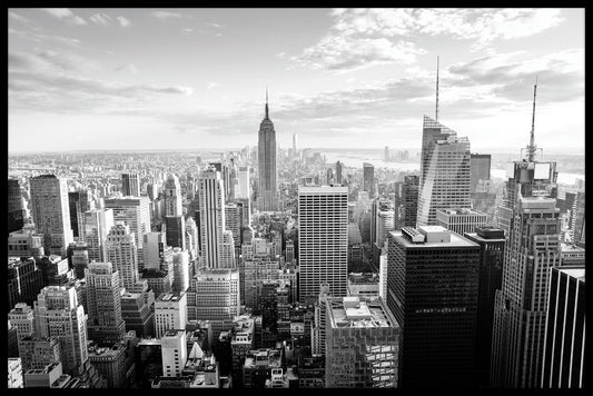  New York Skyline lodret plakat