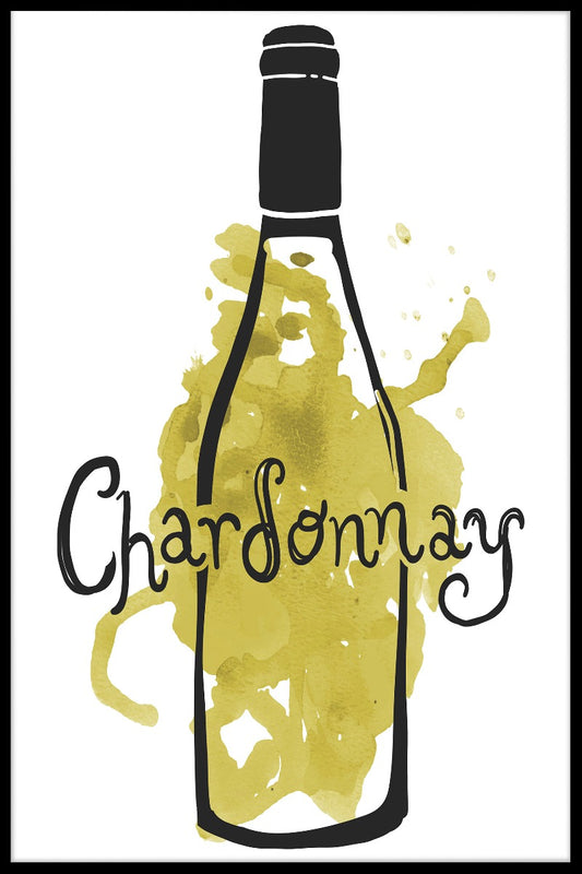  Chardonnay Lovers Illustration plakat