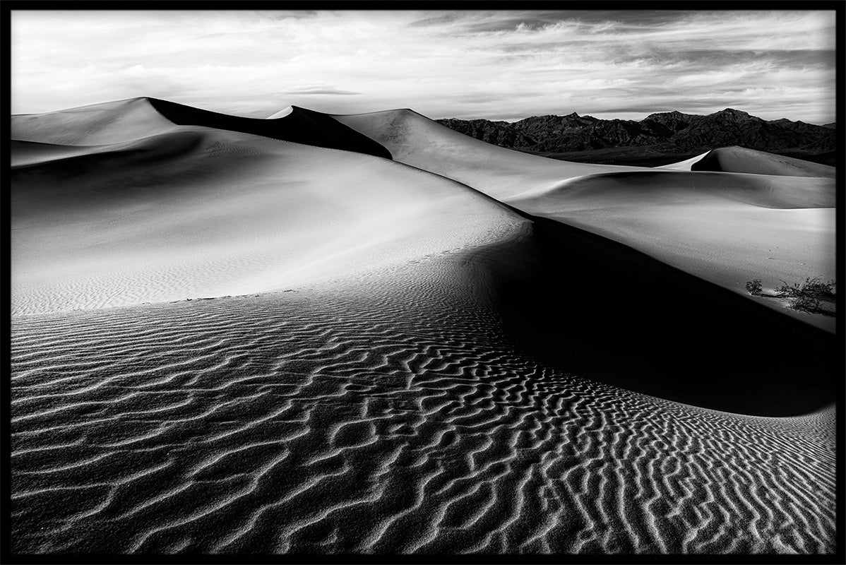  Sanddyner i Death Valley plakat
