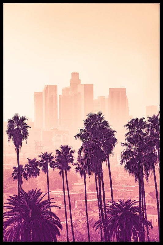  Los Angeles Skyline plakat