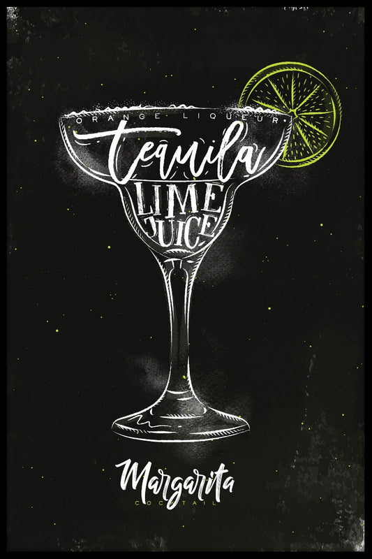 Margarita cocktailplakat