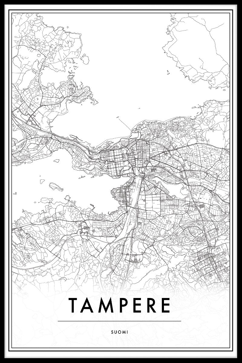  Tampere Finland Kort Plakat-pp