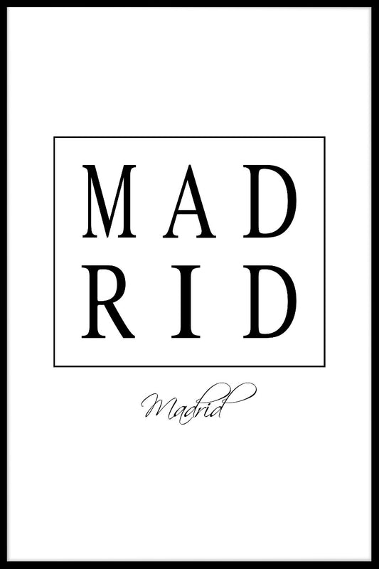  Madrid Box Tekstoptegnelser