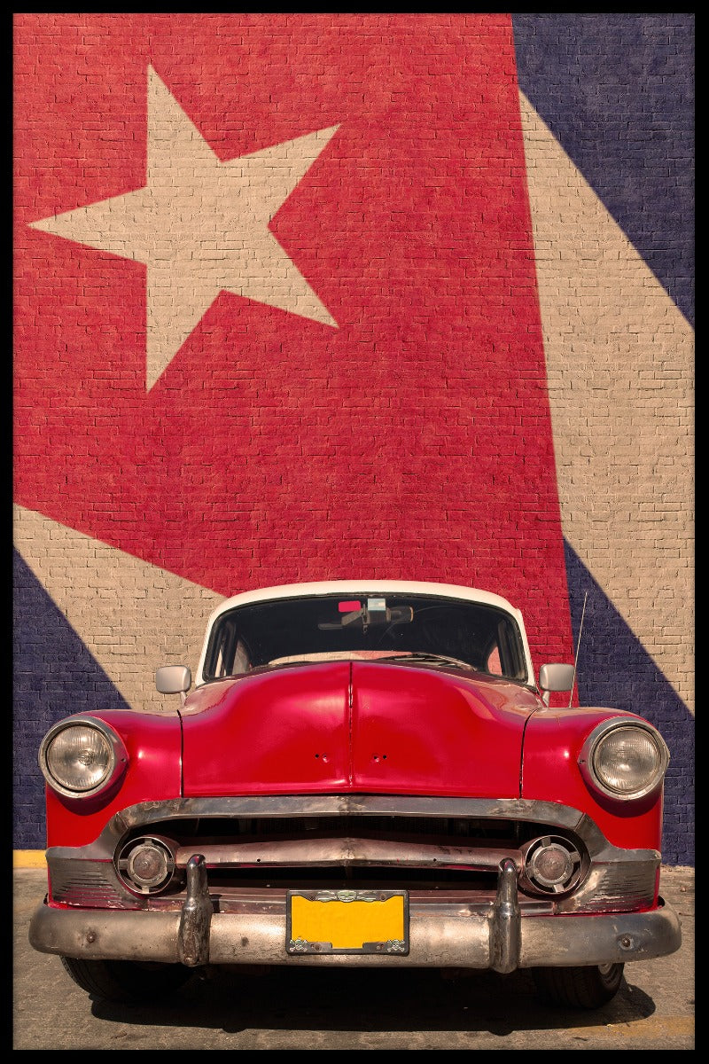  plakat Klassisk bil i Cuba