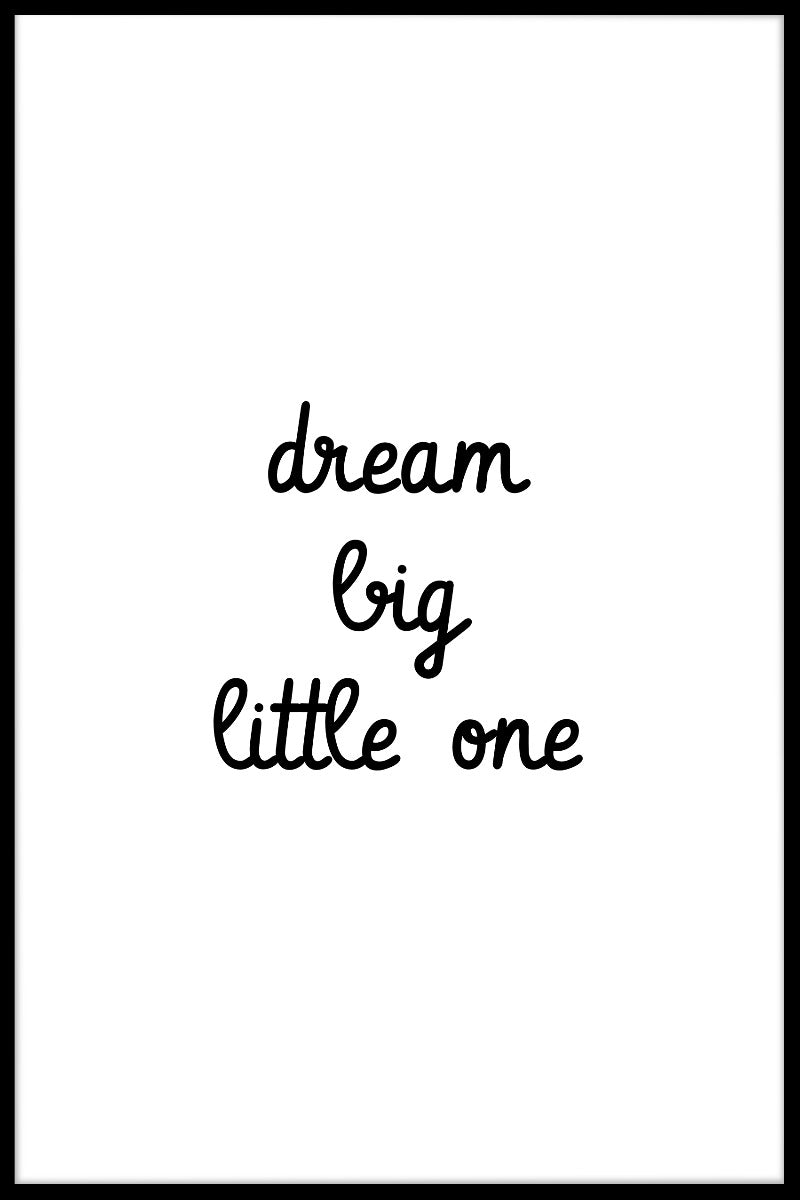  Drøm stor lille plakat