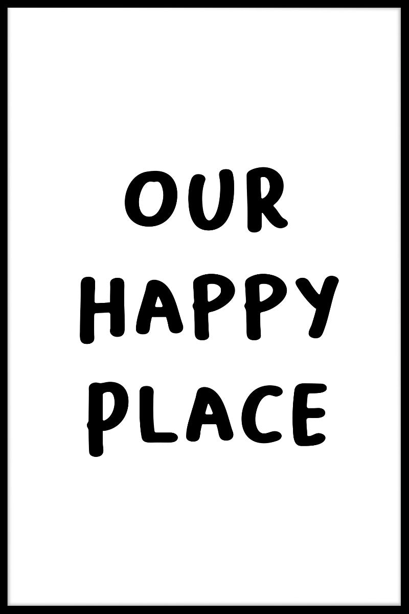  Vores Happy Place plakat