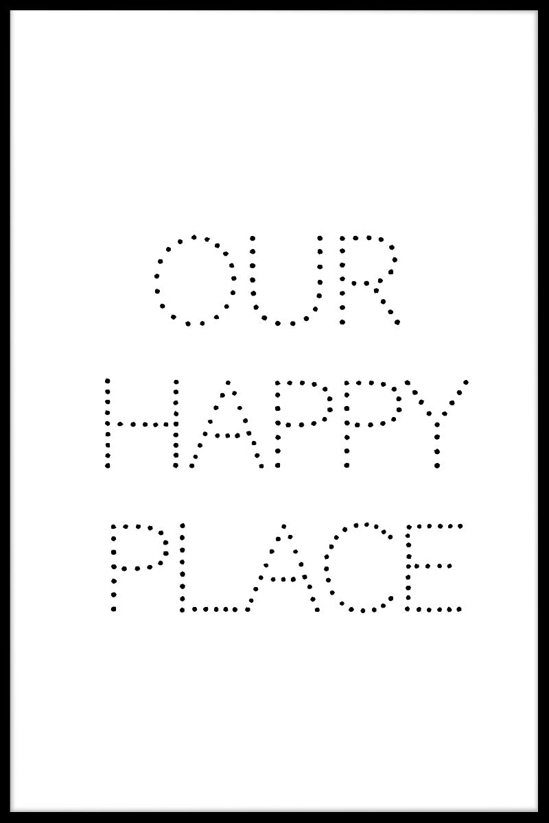  Vores Happy Place N02 plakat