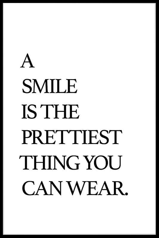  Et smil er den smukkeste plakat