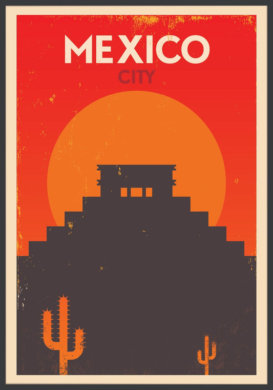  Mexico vintage plakat