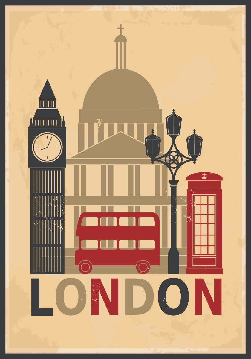  London Illustration plakat