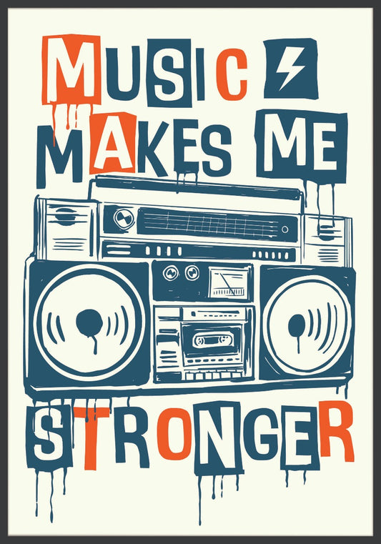  Musik gør mig stærkere plader