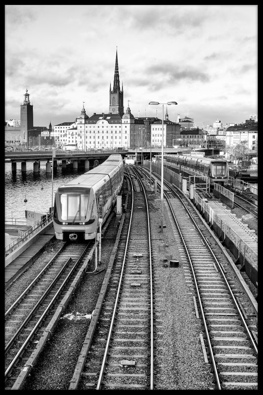  Stockholm togspor plakat