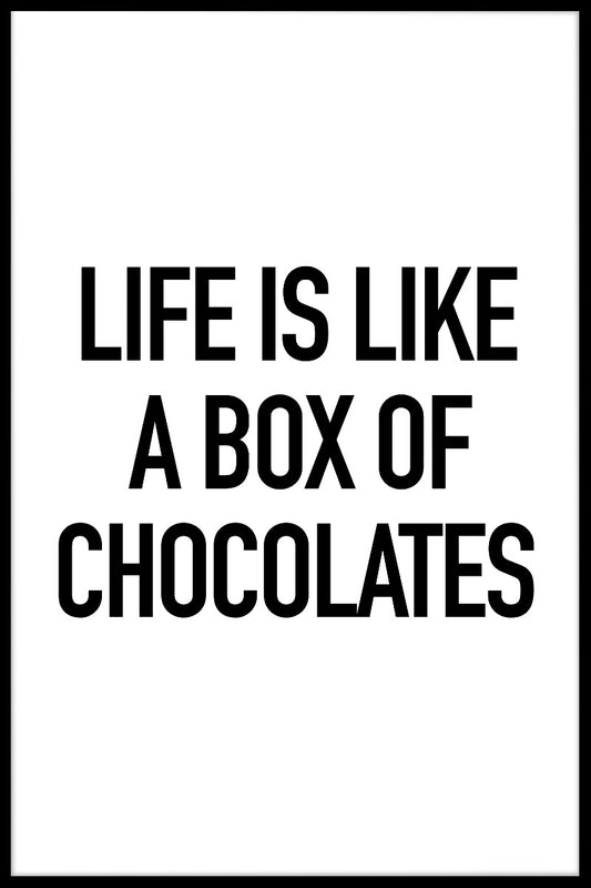  Chokoladeæske plakat