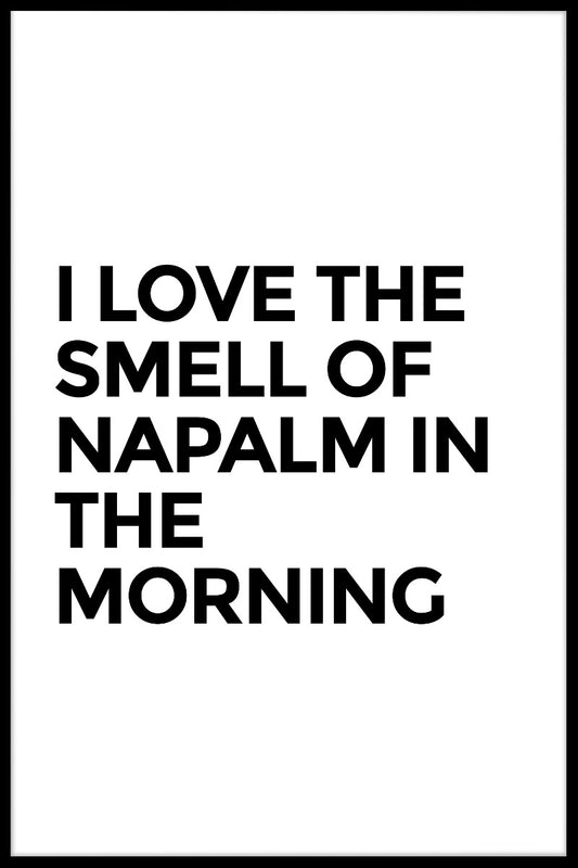  Smell Of Napalm plakat