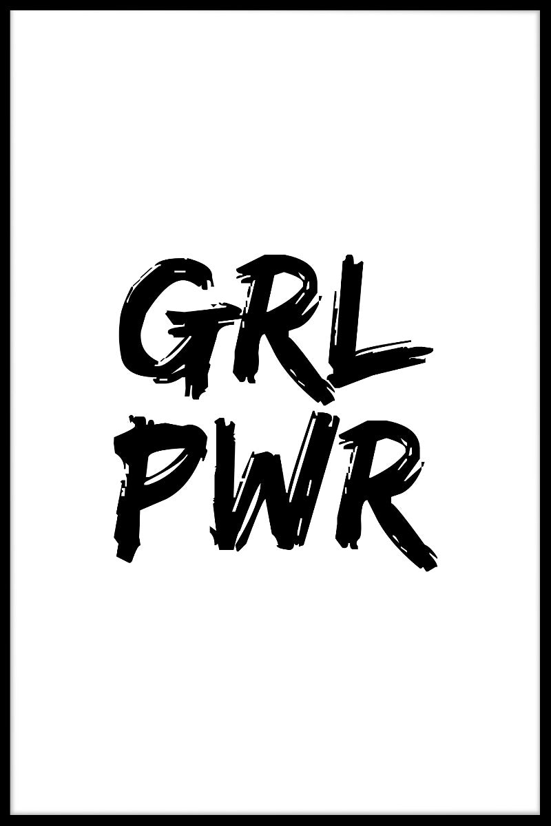  Girl Power plakat
