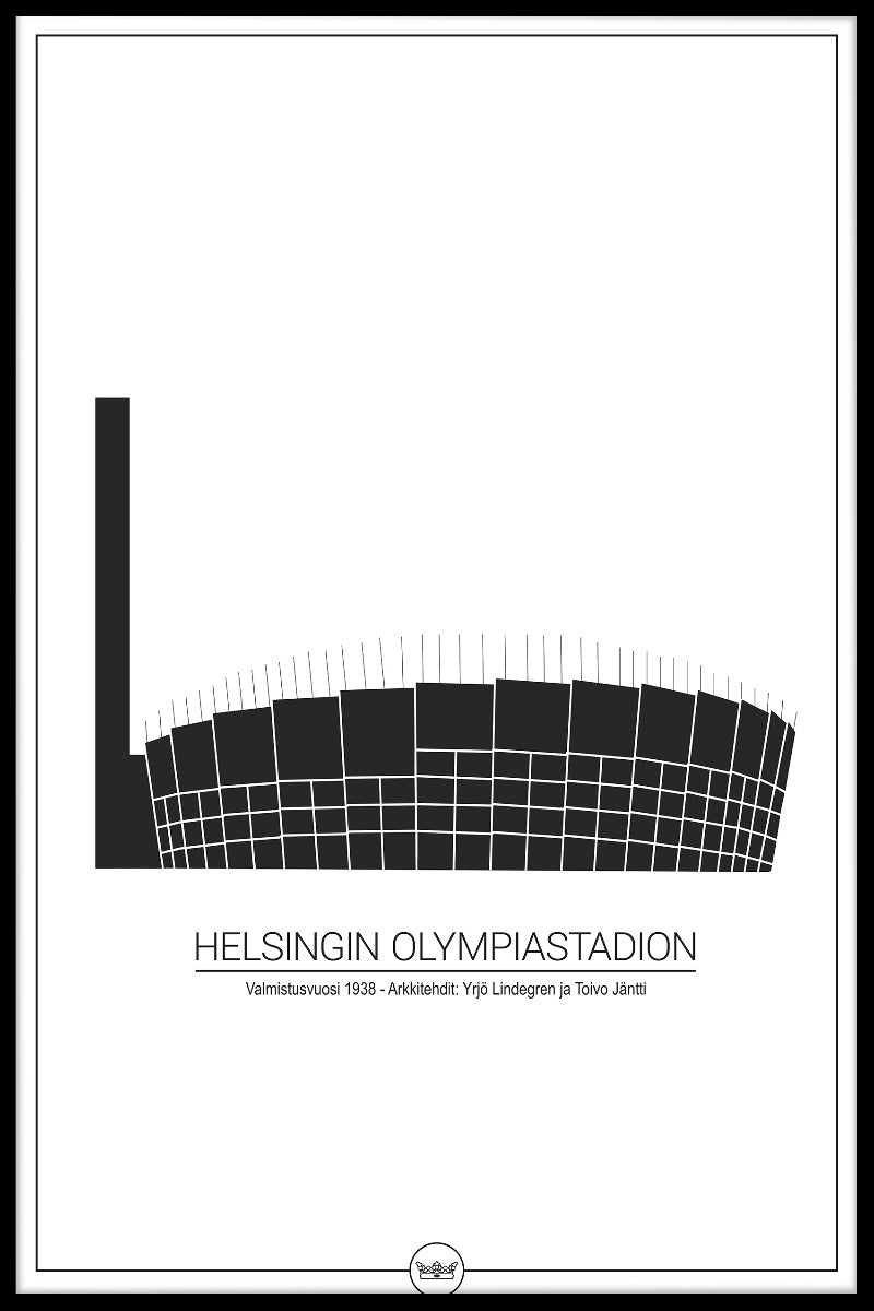  plakat Helsinki Olympiske Stadion