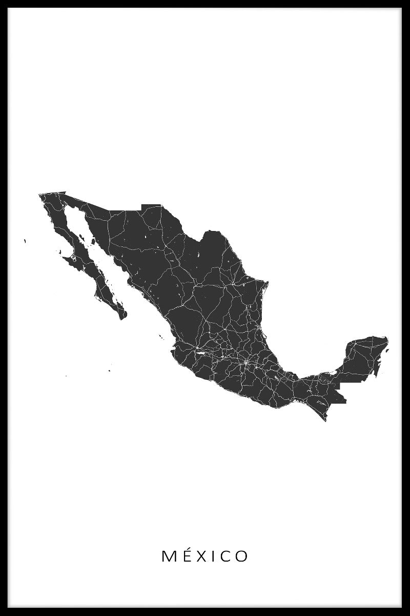  Mexico kort elementer