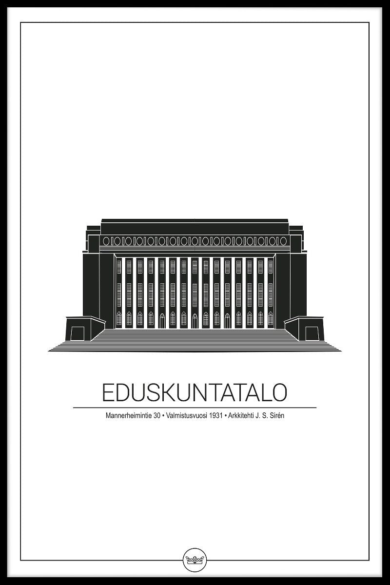  Riksdaghuset Helsinki plakat