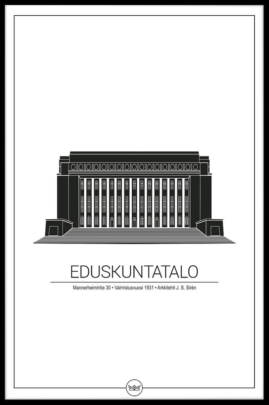  Riksdaghuset Helsinki plakat