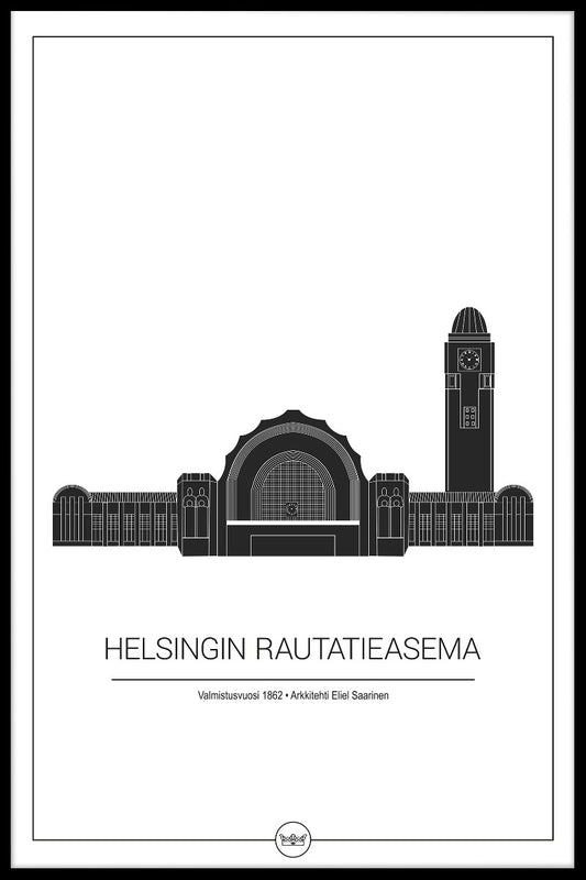  Banegård Helsingfors plakat