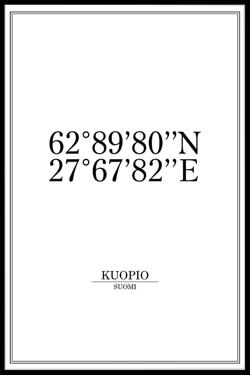  registrerer Kuopio Coordinates