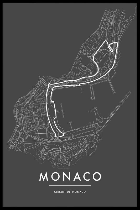  Monaco Circuit plakater
