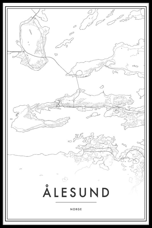  Ålesund Kort plakater