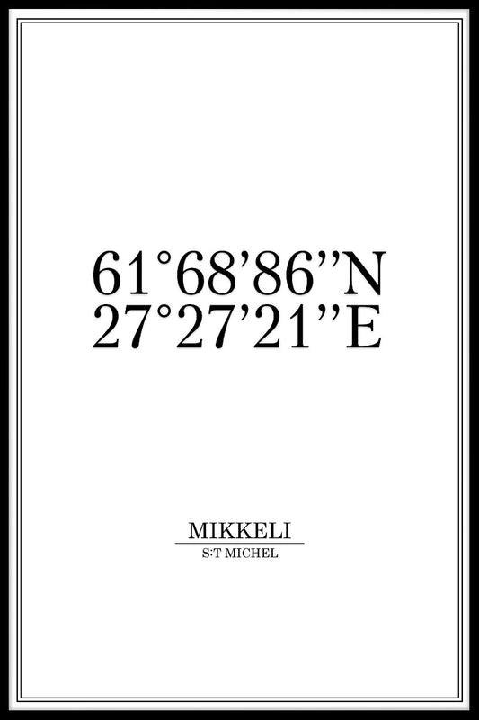  plakat Micheli Coordinates