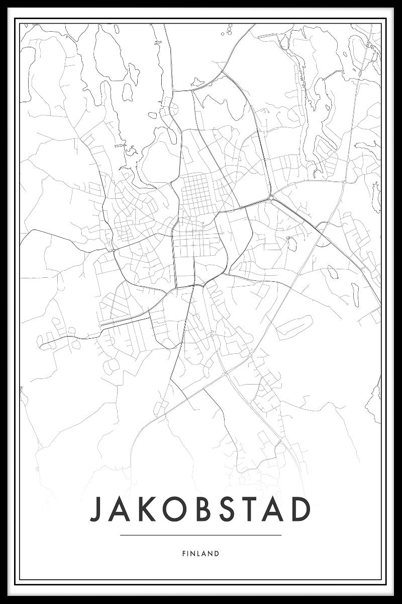  Jakobstad Kartplakat
