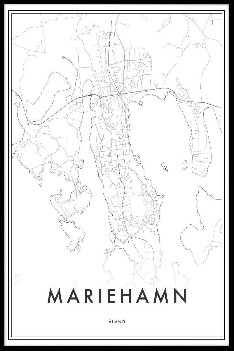  Mariehamn Kartplakat