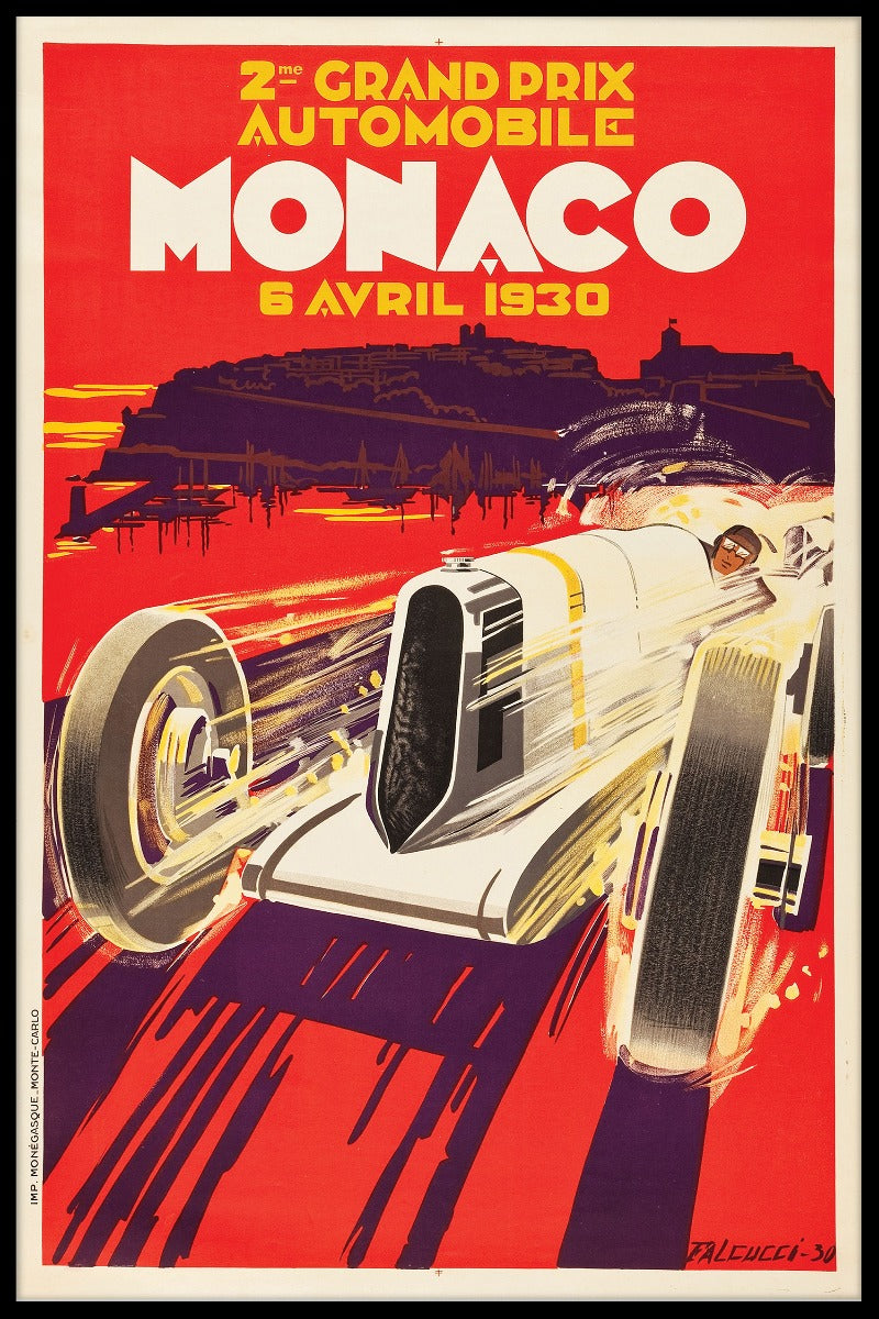  Monaco Grand Prix plakat