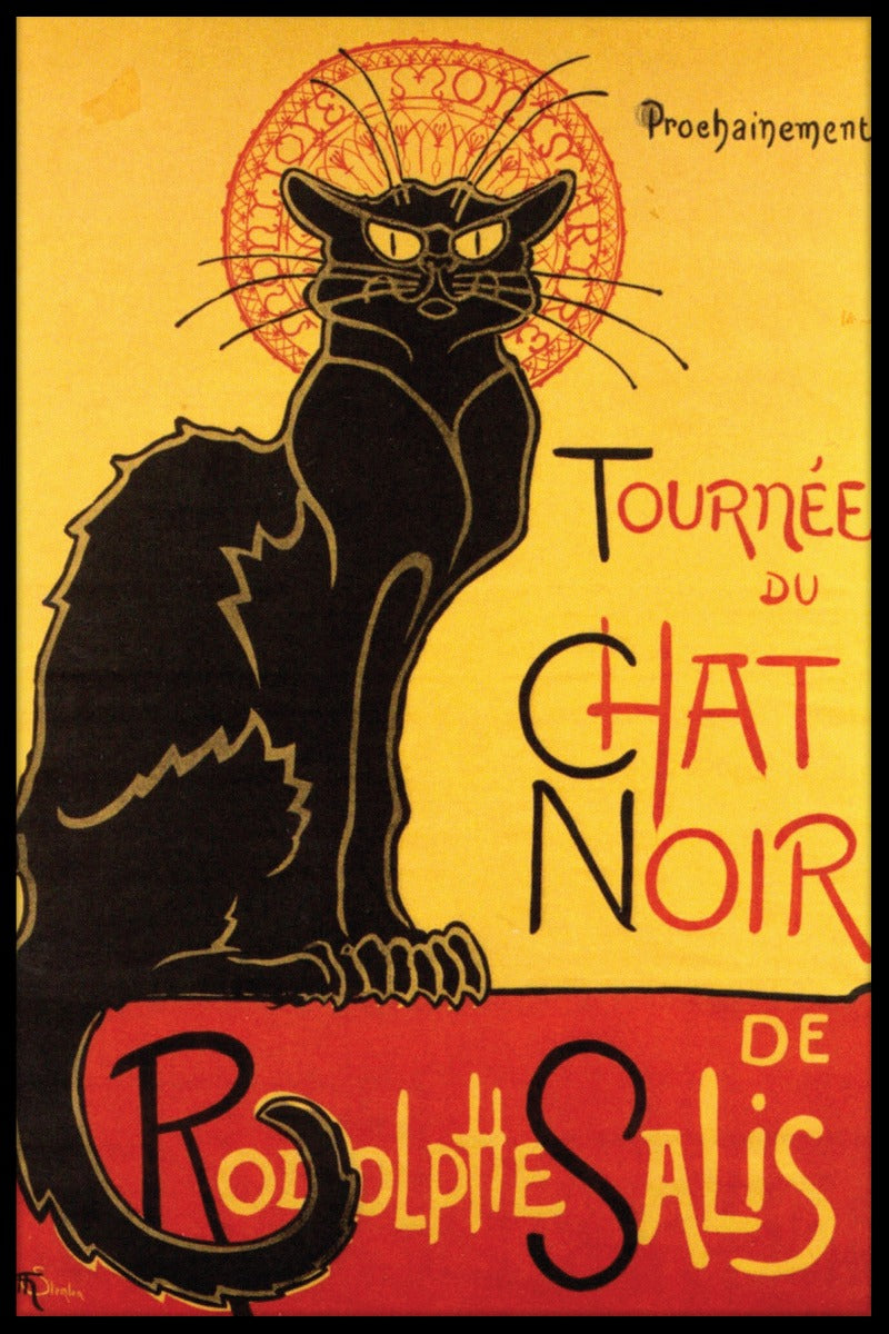  Chat Noir vintage plakat