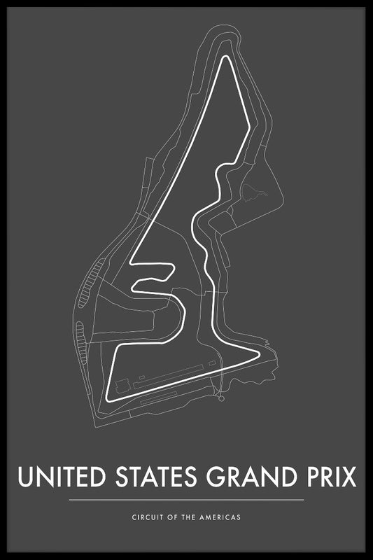 Circuit of the Americas US GP plakat