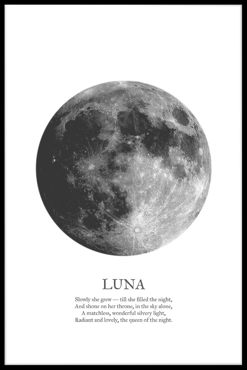  Luna White plakater