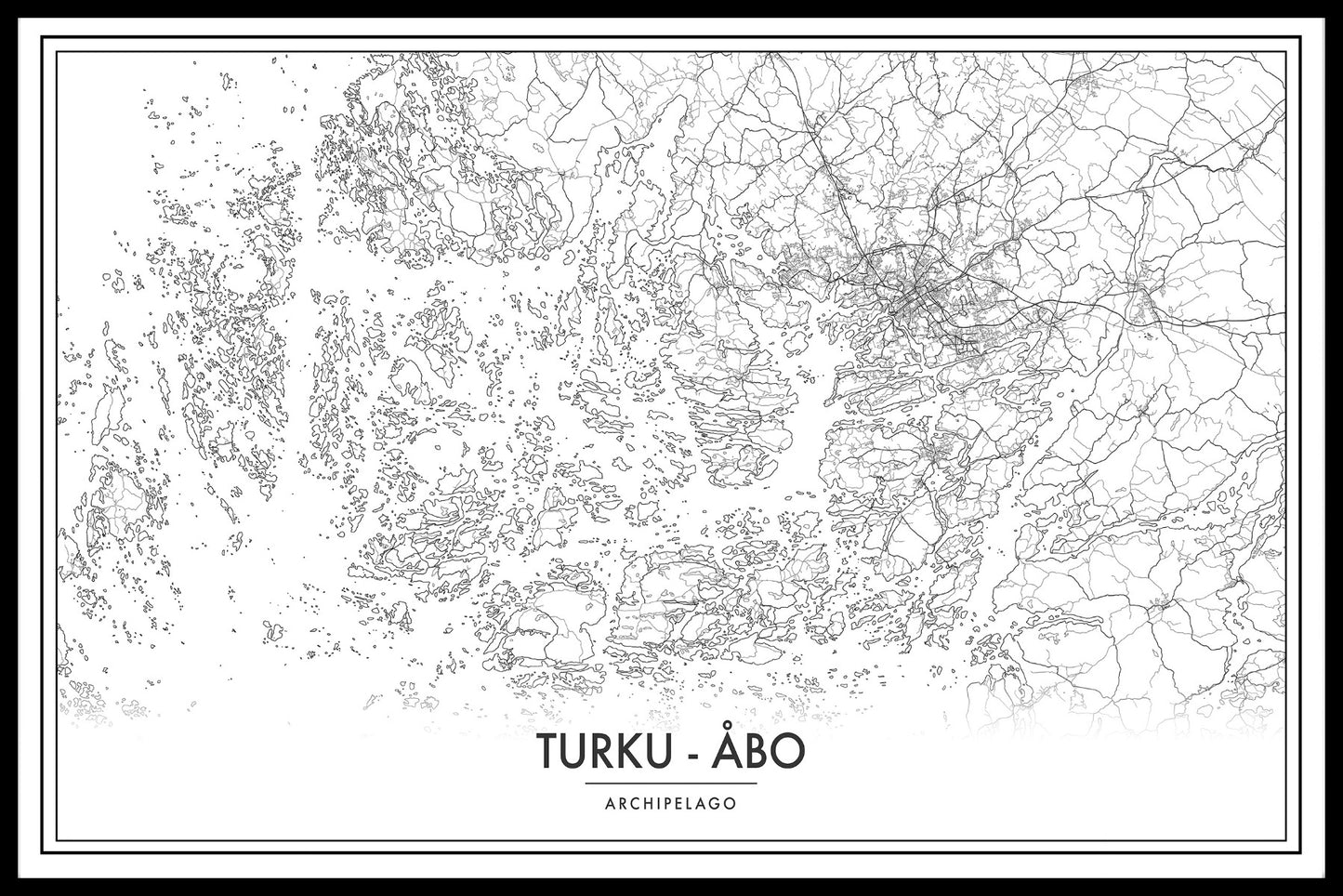  Kortposter for Turku skærgårdskort