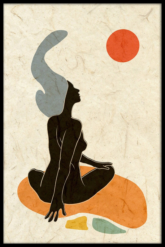  Nøgen abstrakt plakat