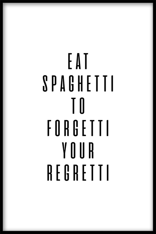 Spis spaghetti nudler