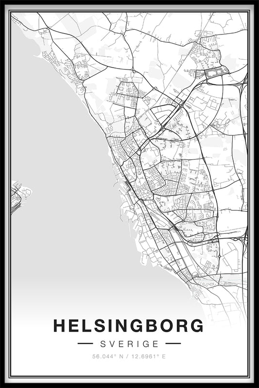  Helsingborg Kort plakater