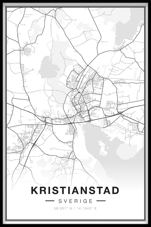  Kristianstad Kort plakater