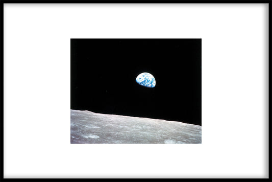  Earthrise 1968 plakat
