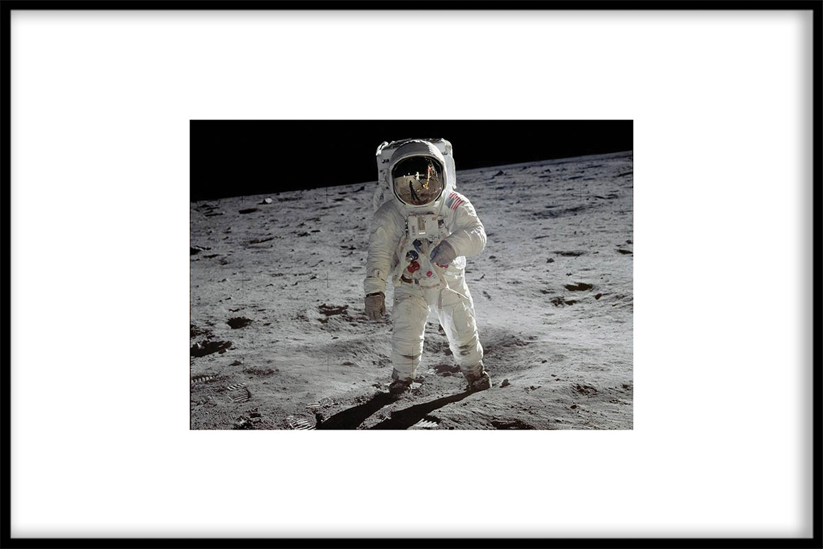  En mand på månen plakat